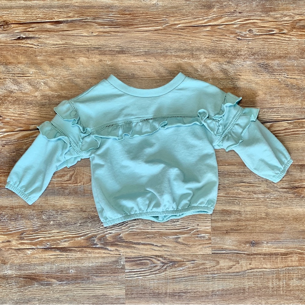 GYMBOREE - Infant Ruffle Long Sleeve Top
